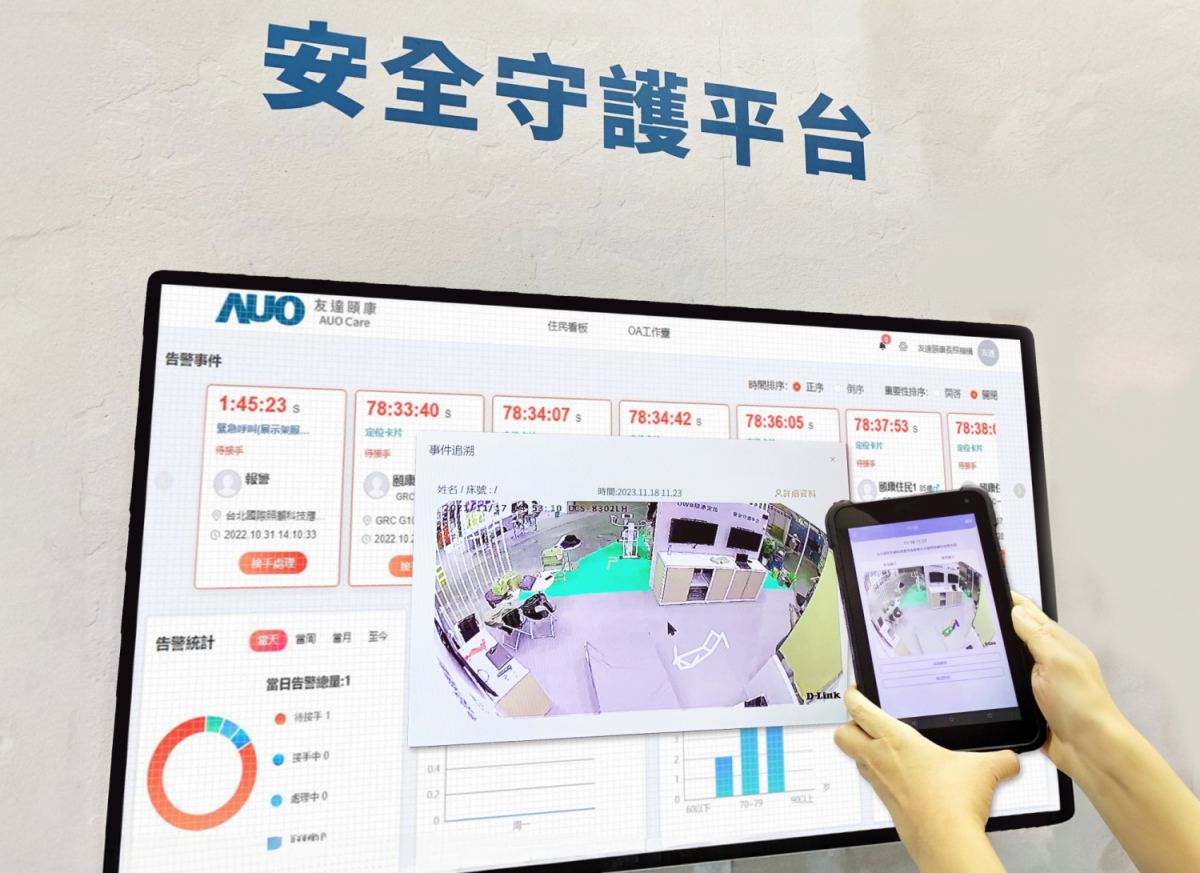 XPJ·(中国区)官方颐康整合软硬件包含跌倒侦测、智能床垫和紧急呼叫管理等，透过安全守护平台进行IoT设备统一监控与管理，提供长照场域落实安全守护方案